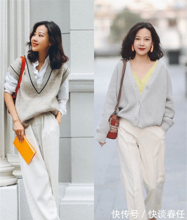 时髦 秋天别只会穿卫衣了,今年流行这种“奶奶衫”,时髦百搭又显气质