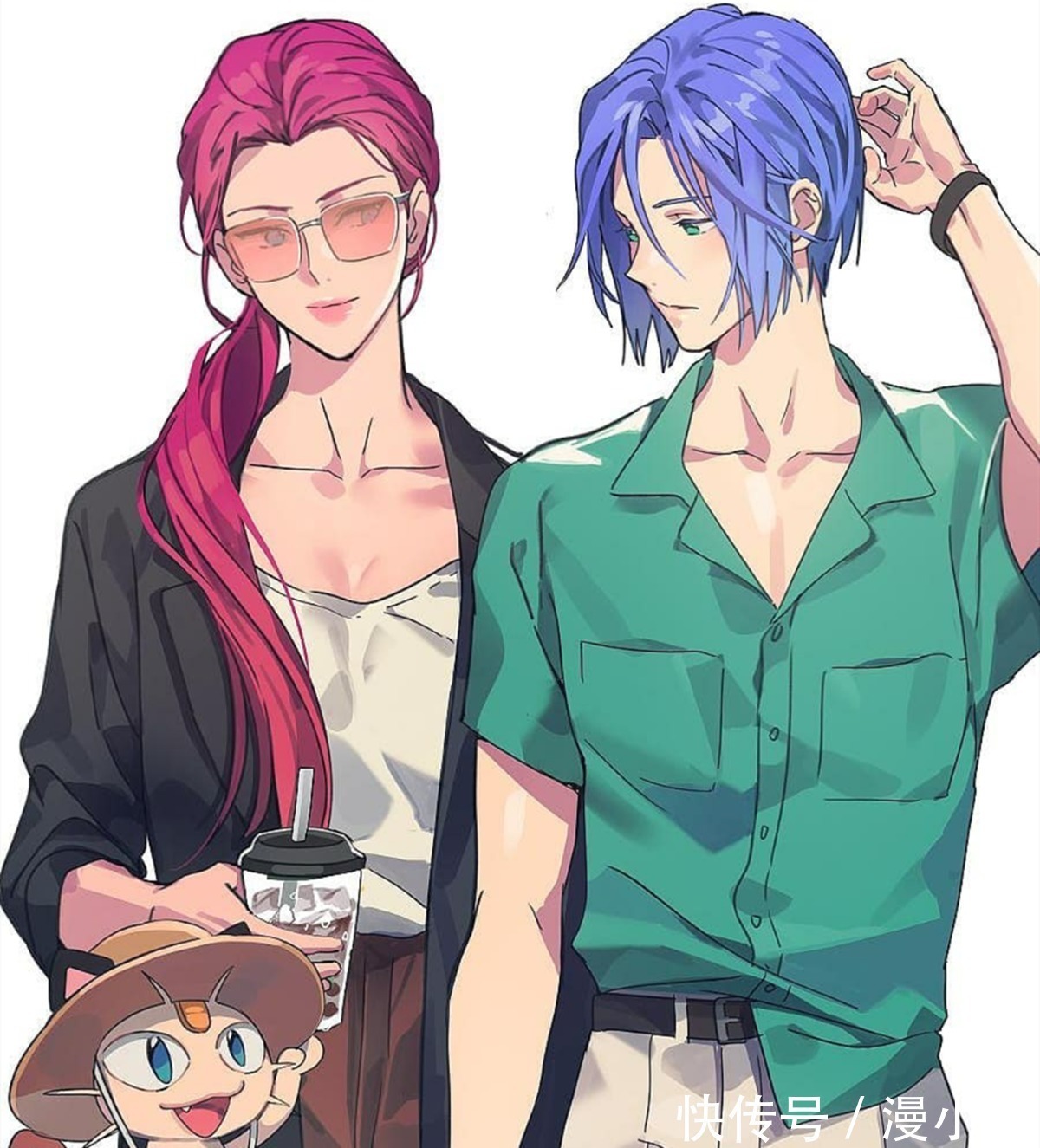 男主角|美漫画师也擅长日漫和国漫作画,尤其是当中的cp,杀生丸让了醉了