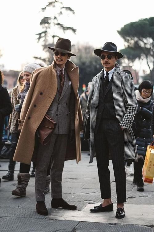 绅士|敢在西装外面穿外套的男人，成熟魅力十足，太赞了！