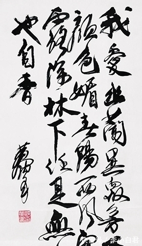 黄胄!黄胄的书法独步书坛,个性强烈,犹如疾风骤雨般,随心随性