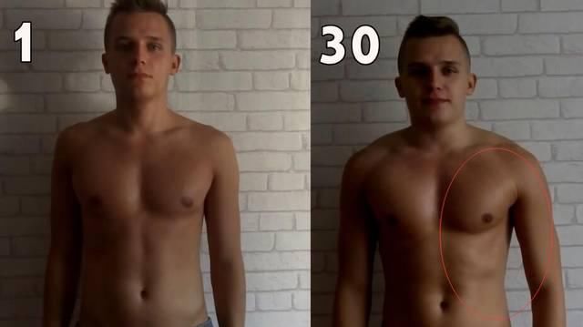 天后|通过三种俯卧撑练习,可以达到最佳效果30天后练出完美胸型