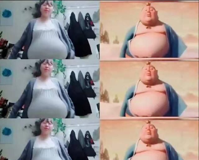 cos|孕妈挺大肚子COS“太乙真人”,动作惟妙惟肖,网友要生哪吒吧