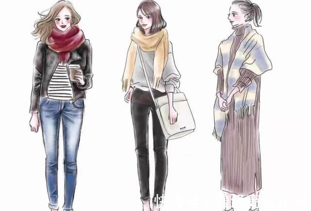 格纹 3种穿衣状态,你是哪一种早秋最美“手绘穿搭”,只教穿衣干货!