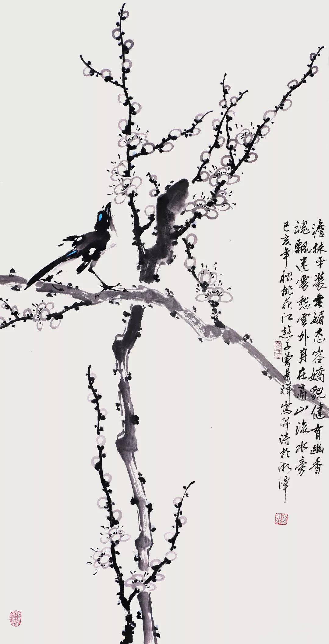 湘潭师范学院!翰墨丹青展风采——画家曾景祥花鸟画作品欣赏