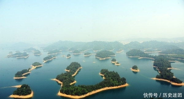 千岛湖|俯瞰千岛湖，天然形成“天下为公”神奇呈现