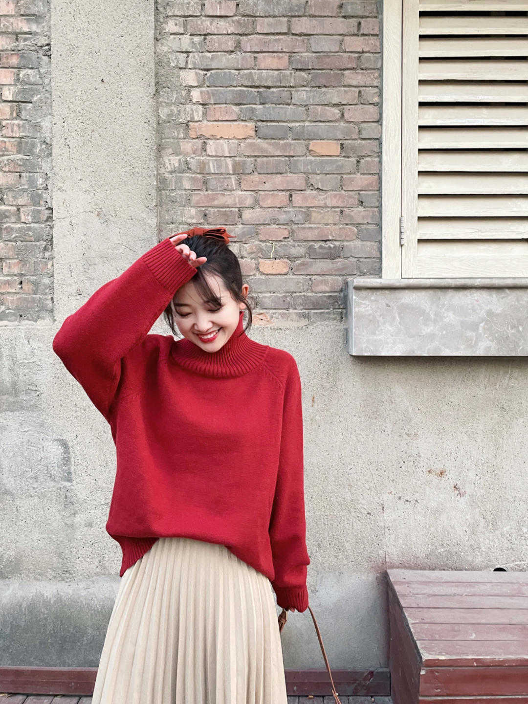 喜庆 元旦跨年如何穿?原来红色外套这么喜庆,太适合跨年了