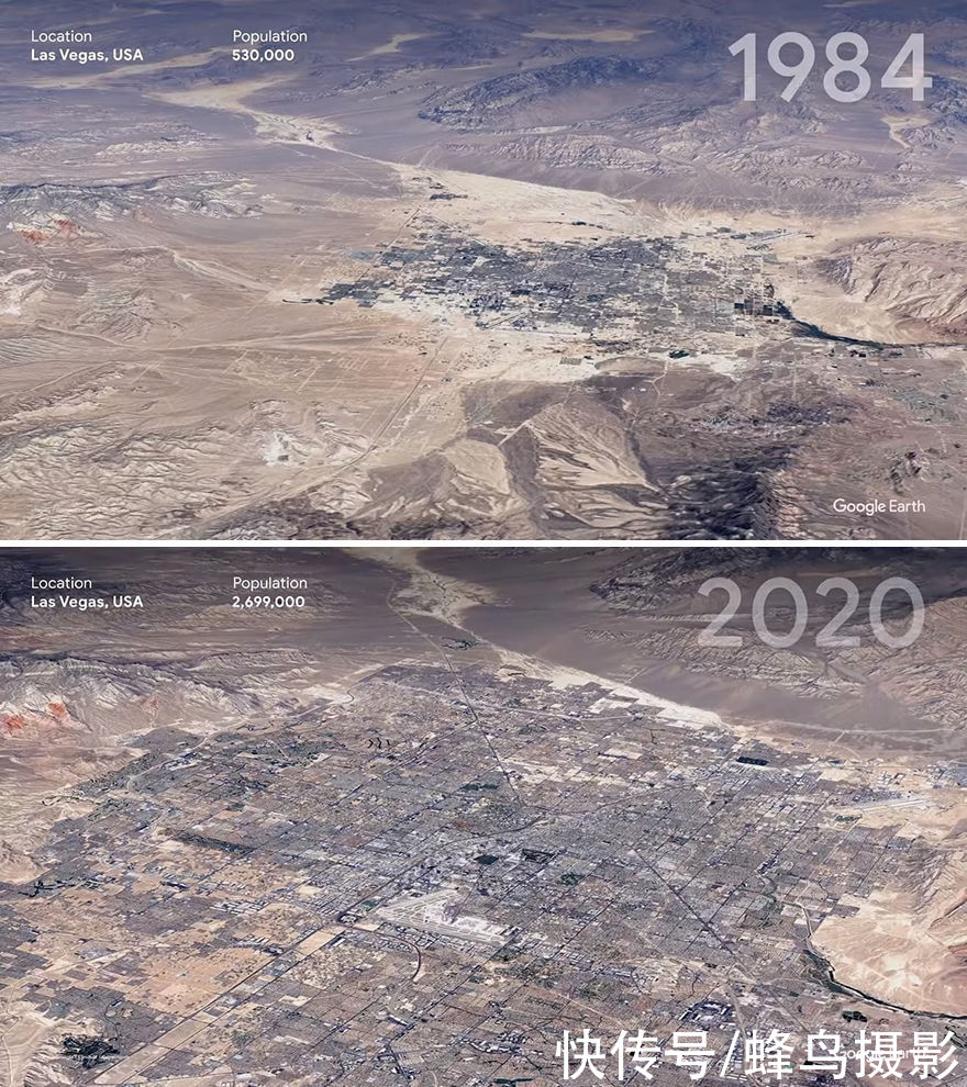 14张卫星拍摄的地球30年对比照,变化触目惊心,死海快要消失了