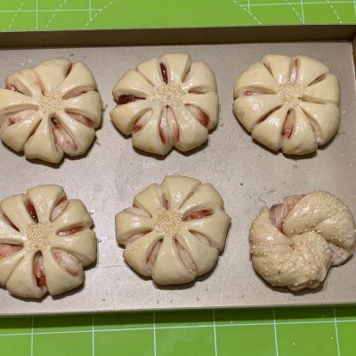 迷倒全家的果酱花朵面包，真心好吃