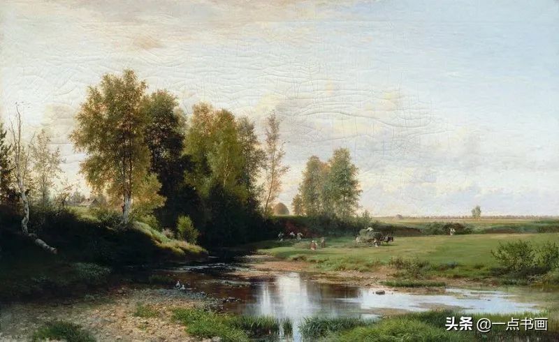 风景$光色优美的俄罗斯风景油画,如此迷人美丽