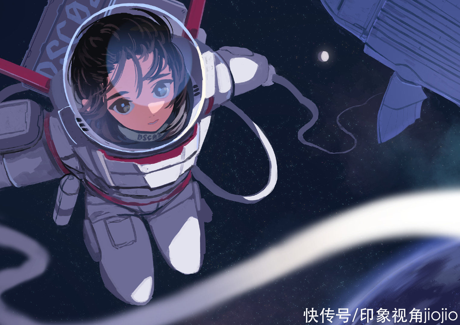 色彩|以少女思绪为题材的插画作品，通过色彩传达情感