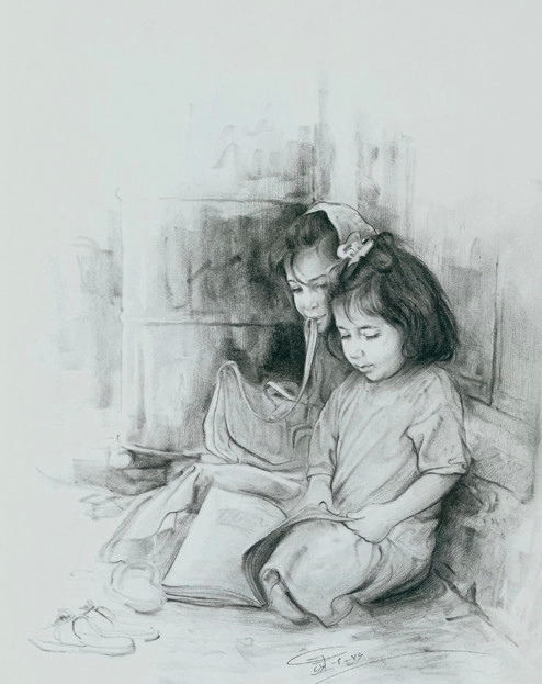 艺术家!伊朗艺术家莫提.Katouzian 素描作品欣赏