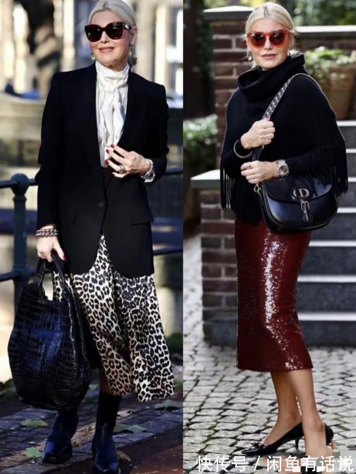 奶奶辈|等我到了60岁,也要像这位奶奶博主这么穿,时髦到让小姑娘羡慕