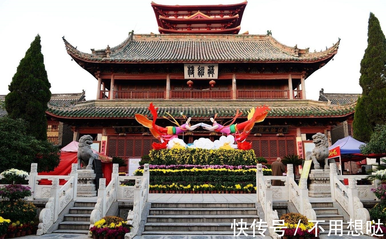 大相国寺$河南有一4A寺庙,铜钟重5吨,藏了58个石狮子,形态各异看点十足