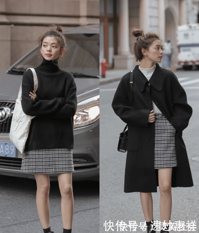 集美们 今冬流行的“长大衣+短靴”也太时髦了!显瘦显高,很适合矮个子