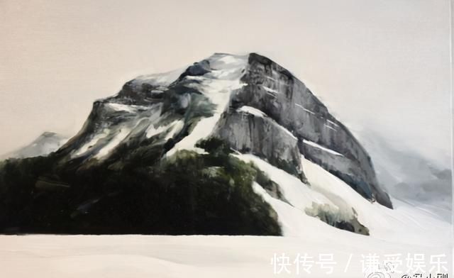 绘画&冯小刚的油画水平真不错：不输专业的画家，笔下充满着故事