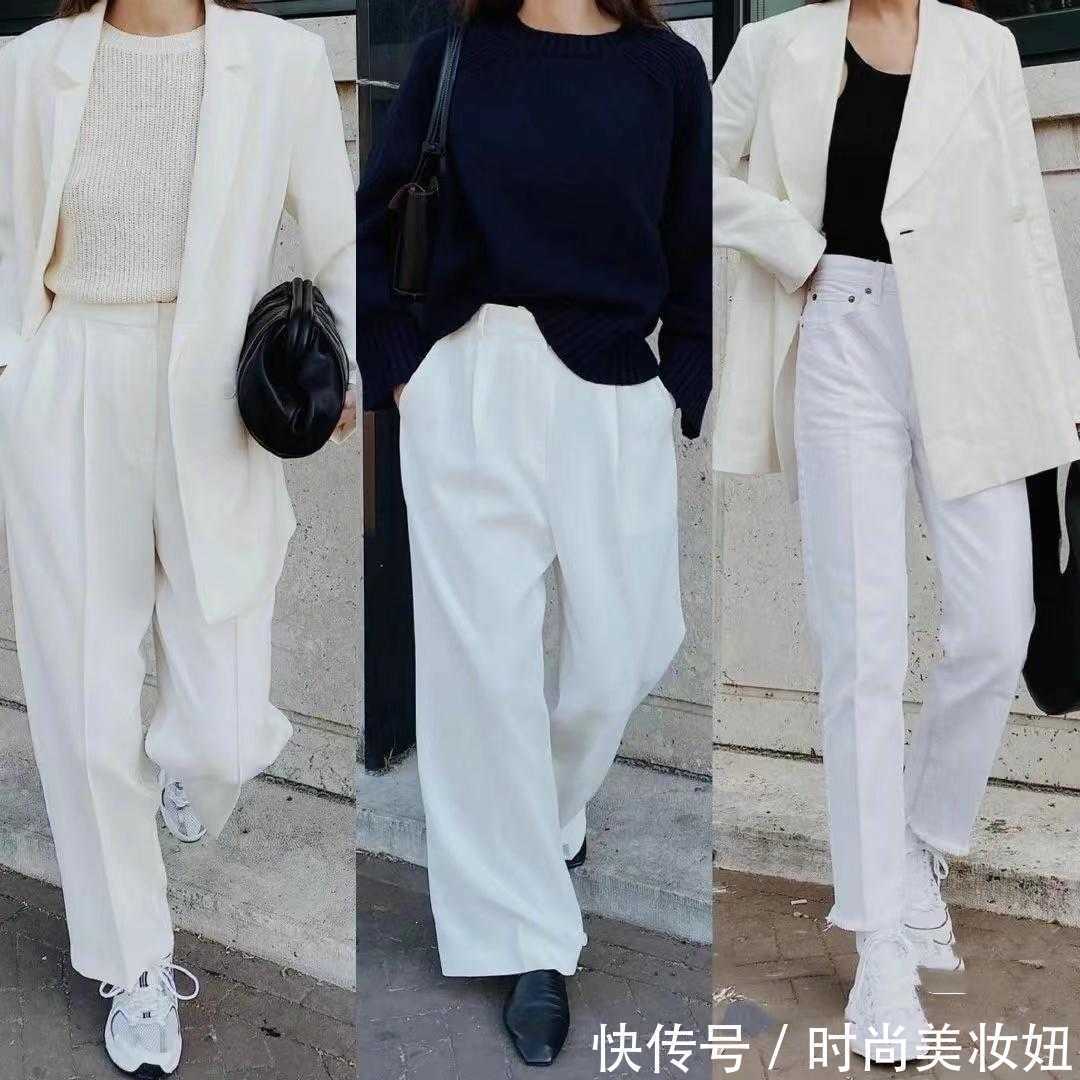 浅色系 见过世面的女人,冬季穿衣都不会太复杂,黑白灰穿出高级范