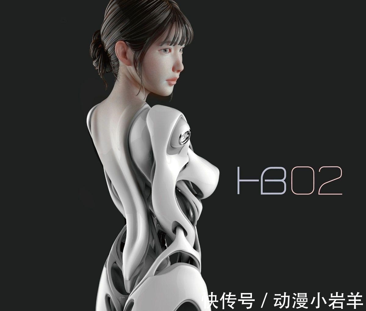 续作|融合机械与人体美感的手办续作,海洋堂“Android HB02”11月发售