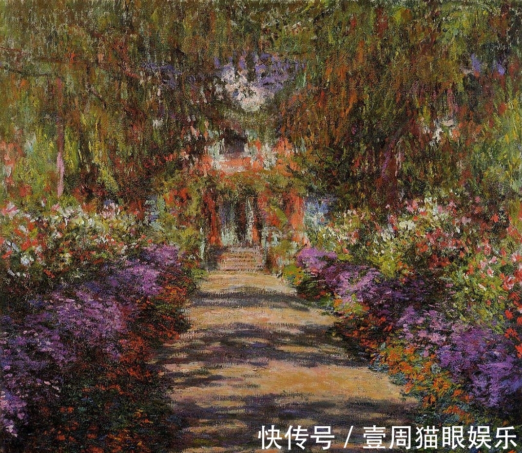 沙龙#成员的油画风格已发生变化,莫奈却坚持着,他才是忠实的印象派