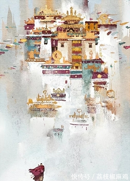 绘画#清华大学才女尧立,她笔下的插画,美到让人窒息