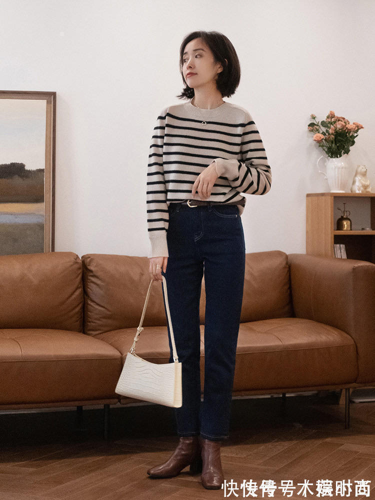 高领 冬天还是穿“毛衣”最百搭,选这4款搭配阔腿裤、半身裙,真高级