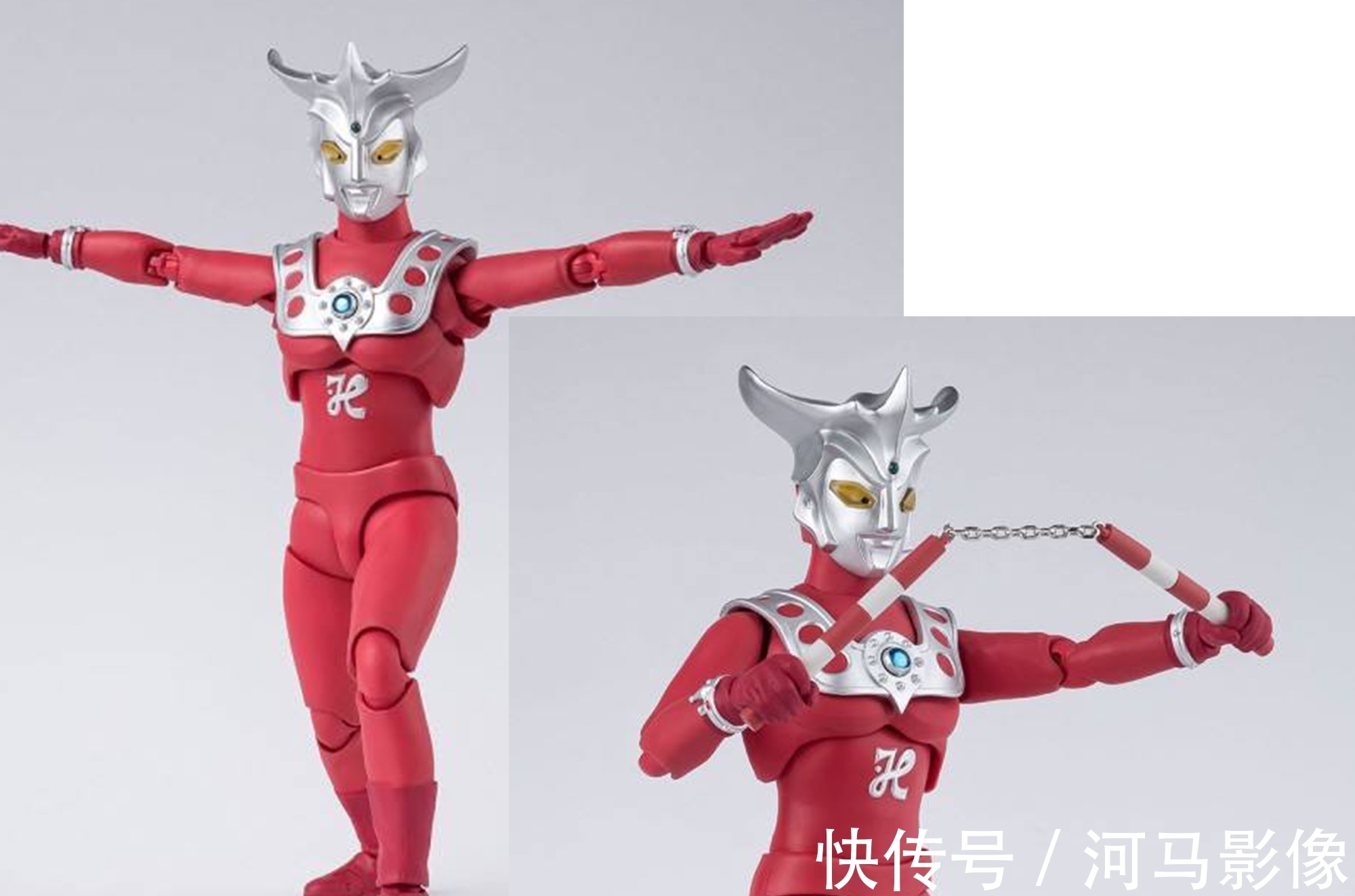 雷欧|雷欧奥特曼SHF官图曝光,高还原自带双截棍,还和徒弟赛罗互动