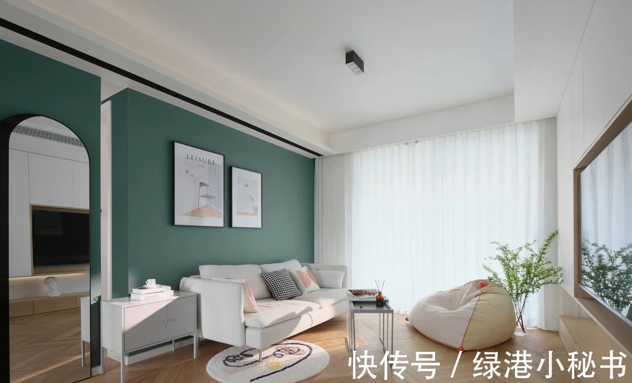 装修|装修案例欣赏:清新款现代家居装修,冬季也能拥有春天的色彩!