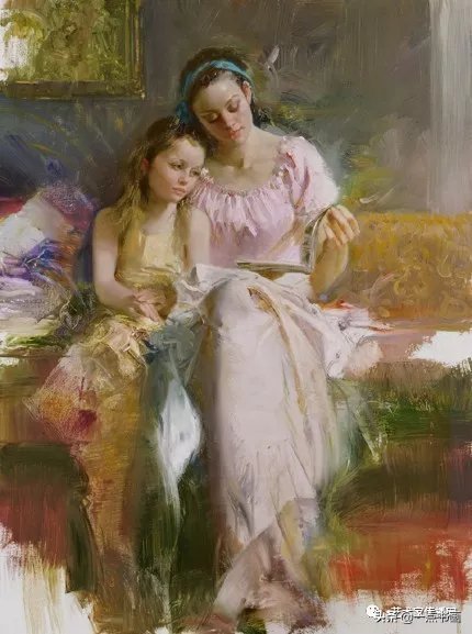 美术学院$皮诺德埃尼的油画人物,色彩斑斓,动静结合,光彩照人