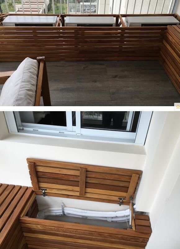齐家|你家阳台只用来晾衣服？邻居在阳台外侧打排矮柜，这做法太值得学