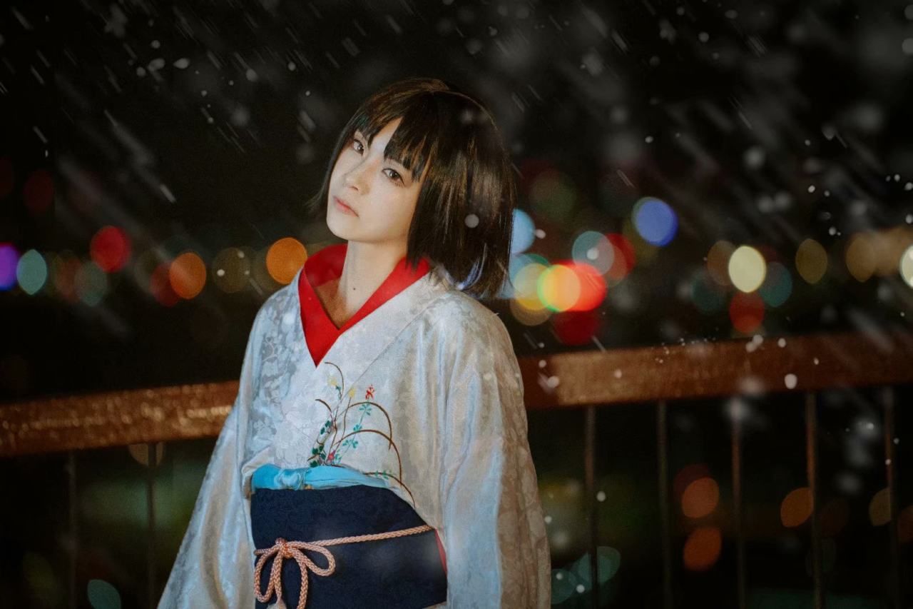 俯瞰|《空の境界》俯瞰风景 両儀式COSPLAY