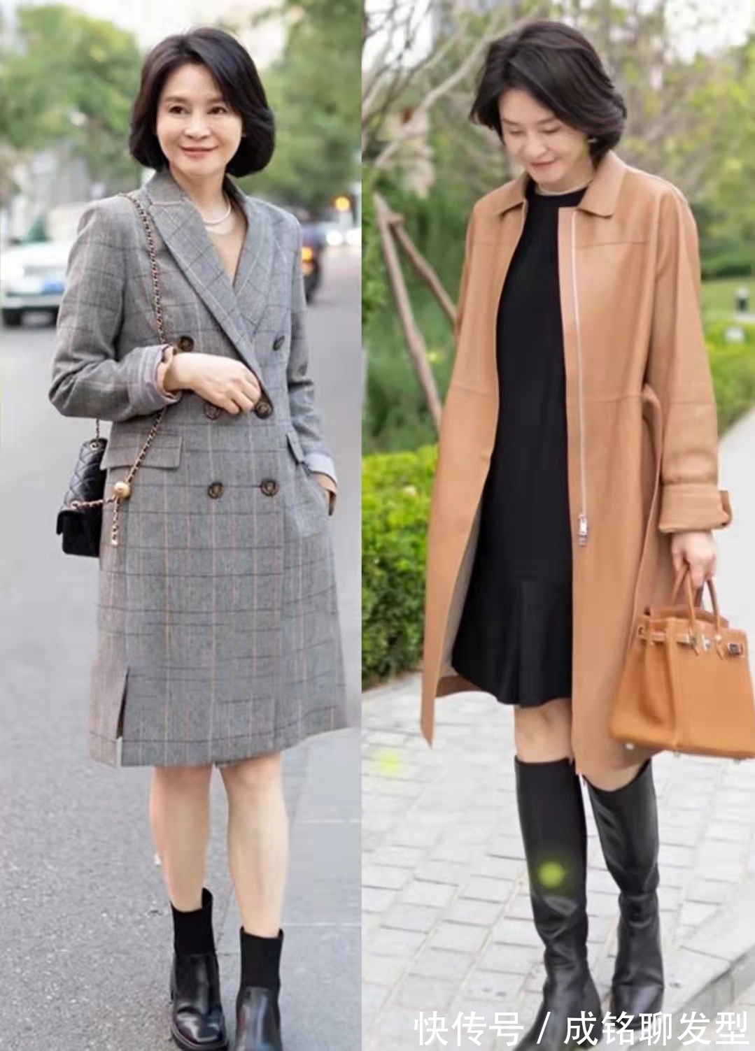 女性|真实自然接地气,这几位50岁+博主的穿搭,端庄大气时髦又吸睛