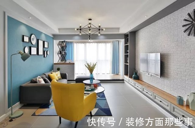 餐厅|116㎡时尚北欧风,清新配色超漂亮,把生活过成诗!