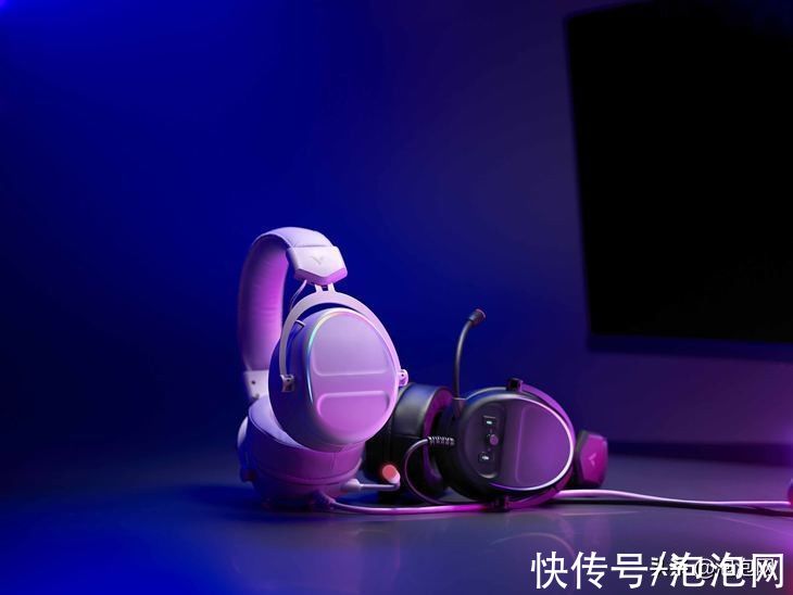 五杀|听出硬实力，雷柏VH650虚拟7.1声道游戏耳机紫黑双版上市