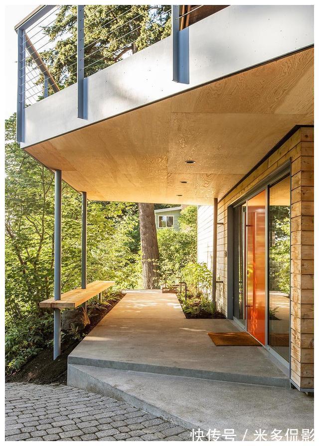旋转门|深山自建256㎡小别墅,细节设计堪称一绝,进门后我就爱了