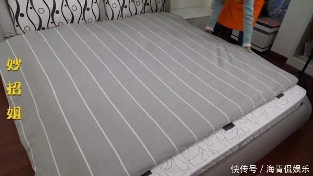 怎样换被罩最快教你一招,10多斤厚被子1分钟搞定