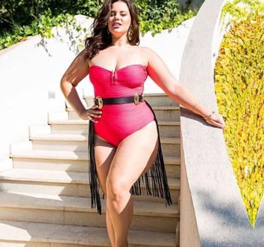 身材|体重190斤的大码模特, 身材肥胖, 却用行动证明了另一种美!