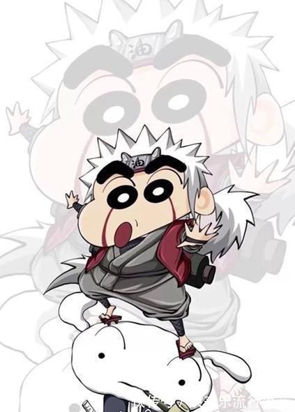宇智波斑|《火影忍者》变蜡笔小新画风,召唤不同的须佐能乎,大蛇丸超搞笑