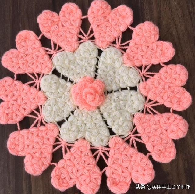 新手#「针织作品」32款只用到一种针法织出来的美垫子,新手留存备用