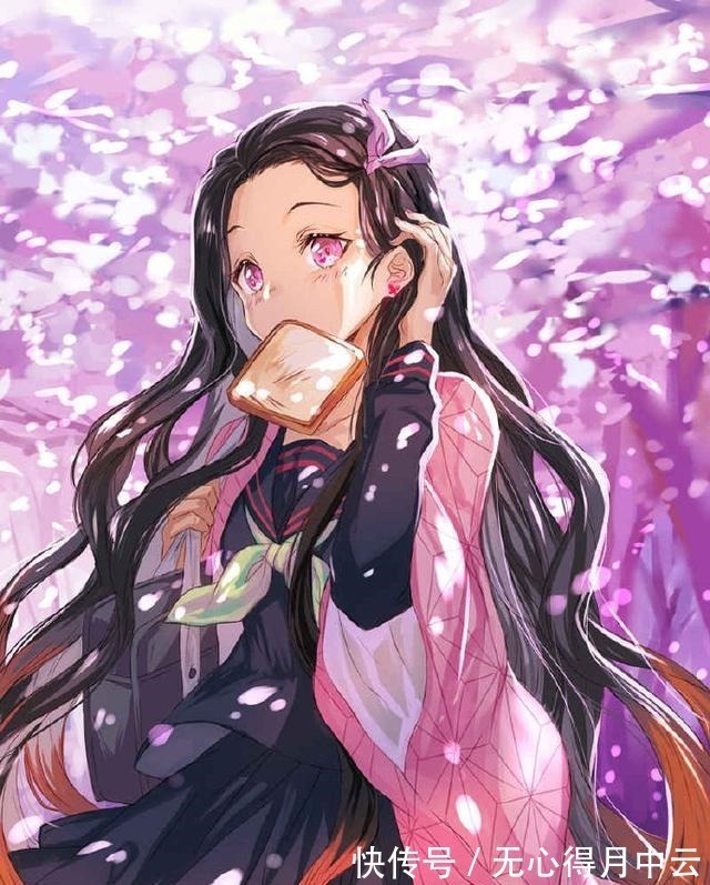 学生服|鬼灭之刃这位画师大佬笔下的祢豆子太棒了,学生服可爱到犯规啊