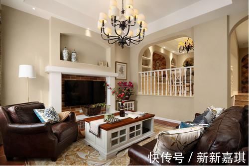 场域|435平美式风宅邸,浓郁的异域风情,原汁原味的美式家