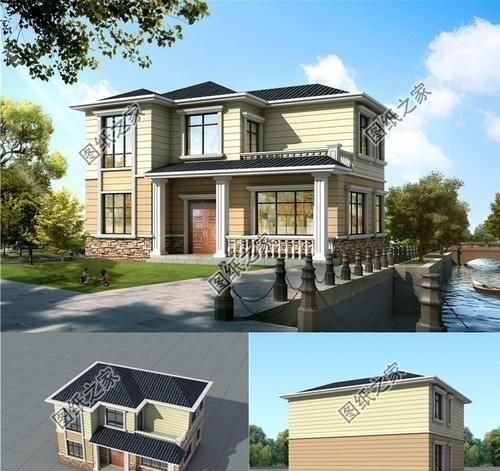 户型|农村小90平方米二层自建房,要的就是精巧细致的美,有没有喜欢的