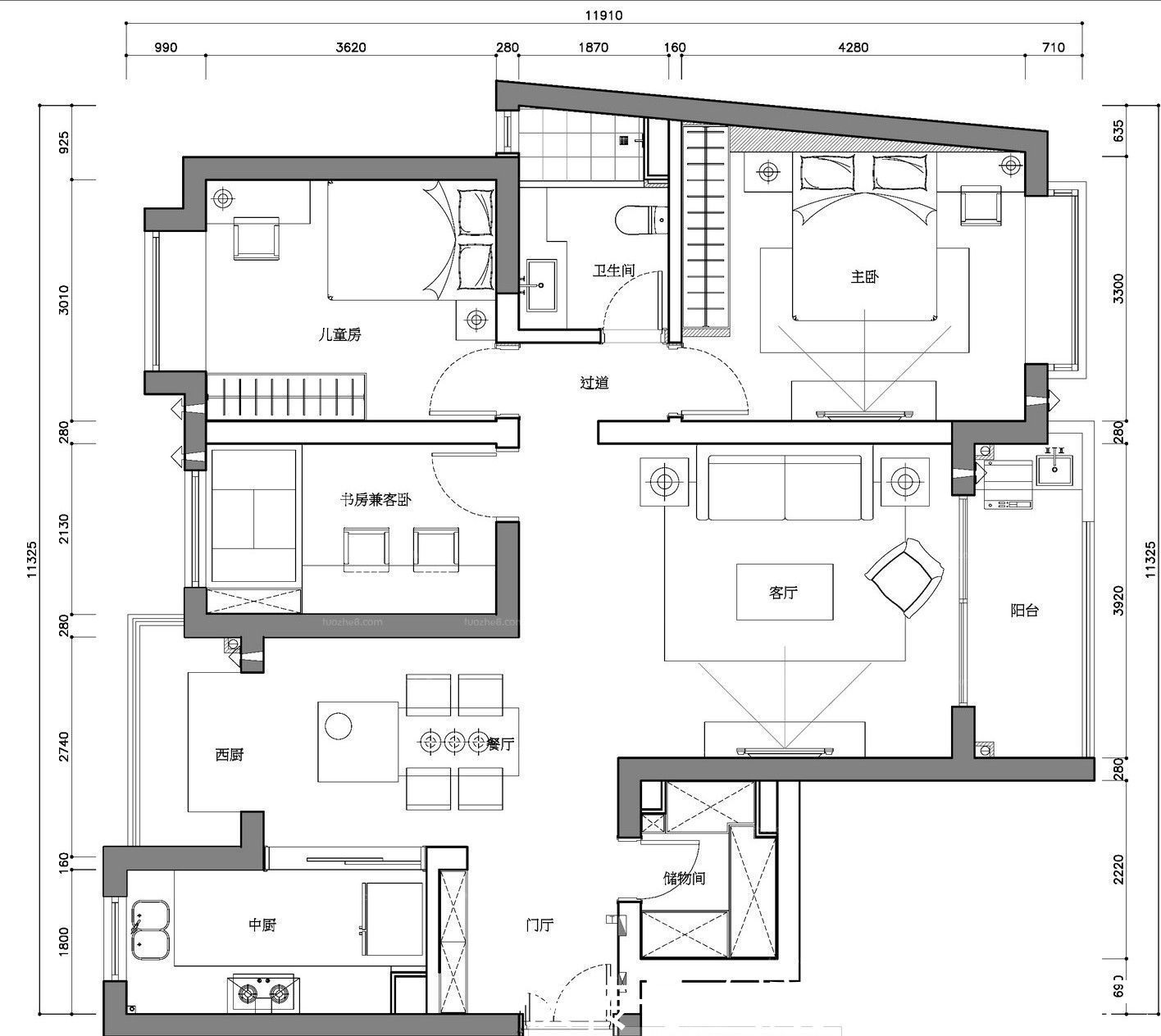硬装|装修遇到了选择困难症，用多彩的软装解决，搭配出时尚大气的风格