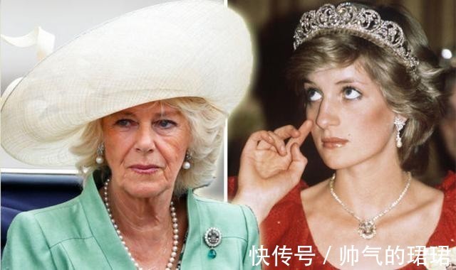 伊丽莎白 卡米拉的蛇形项链20年前做情人时查尔斯送的,蛇蝎气质一目了然