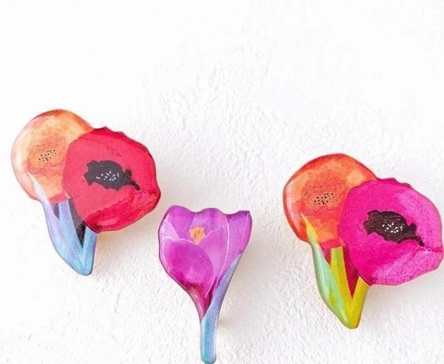 手工&滴胶手工把胶水滴在手绘上，封存一切的美丽，一切的艺术创想