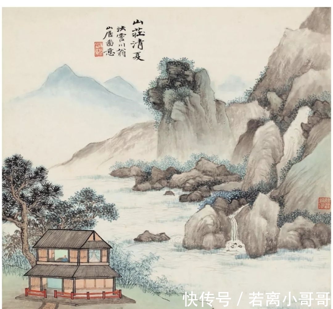 灵气|「津门网」不仅自然的美,也加入了画家特有的文人情趣,更具灵气