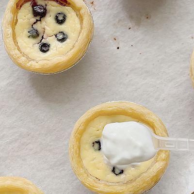 白桃|水果酸奶蛋挞