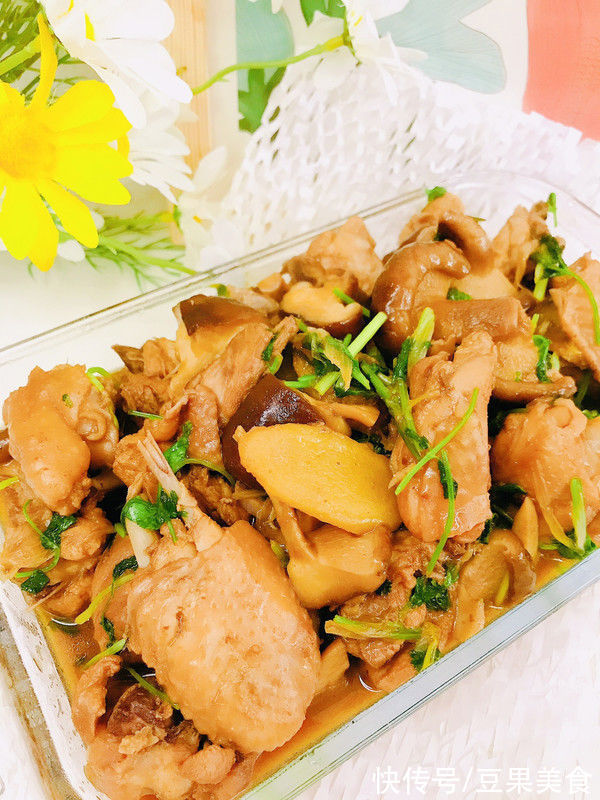 香菇焖鸡|自制香菇焖鸡，再也不用买了