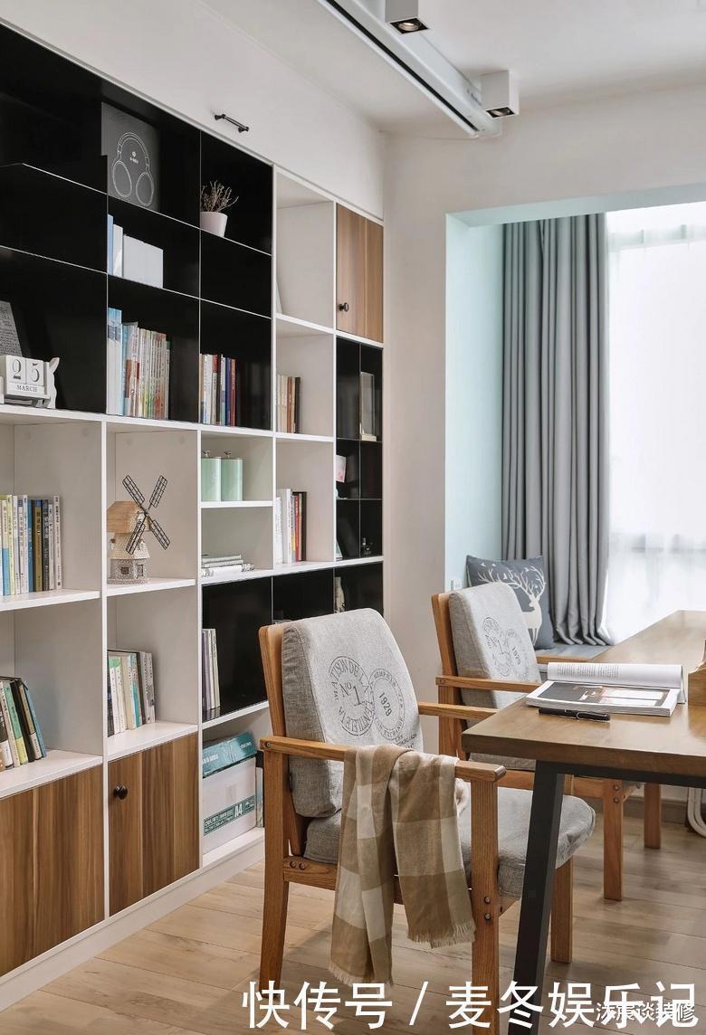 书房|她将客厅去掉,54㎡变四室,完工后,蜗居变豪宅,惊艳了整个小区
