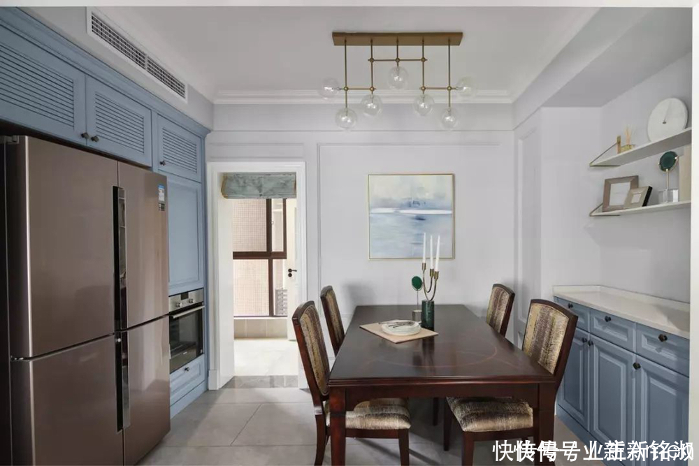 大房型想设计美式轻奢风格，187平的大平层这样设计，优雅高品质