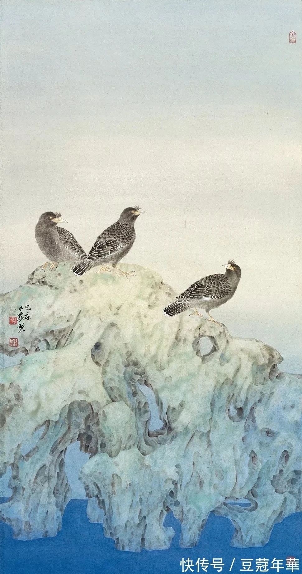 唯美!陈建强的花鸟画造境唯美,引人踏入清雅之境