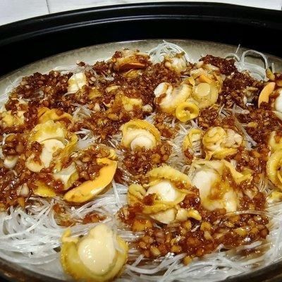 美味|#名厨汁味，圆中秋美味#蒜蓉粉丝蒸扇贝